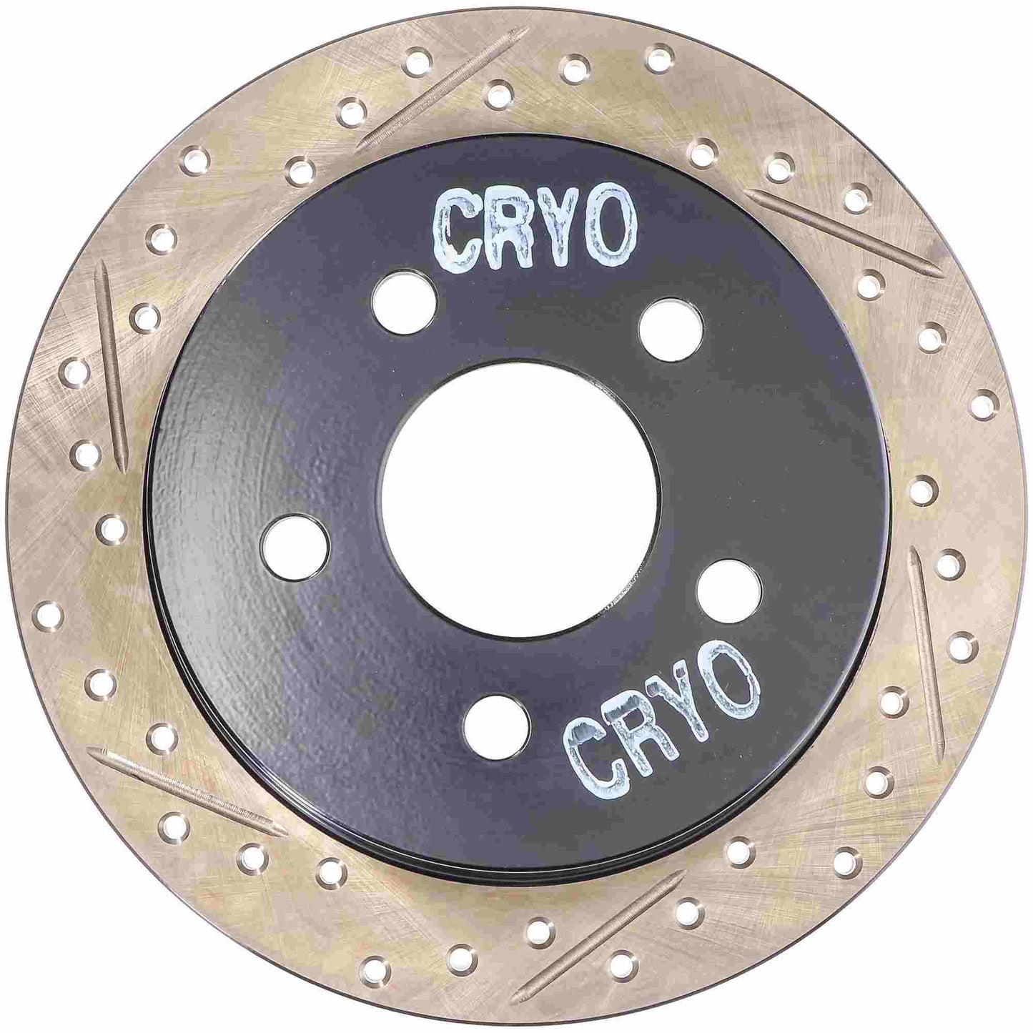 StopTech  Sport Cryo Drilled/Slotted Brake Rotor; Rear Right