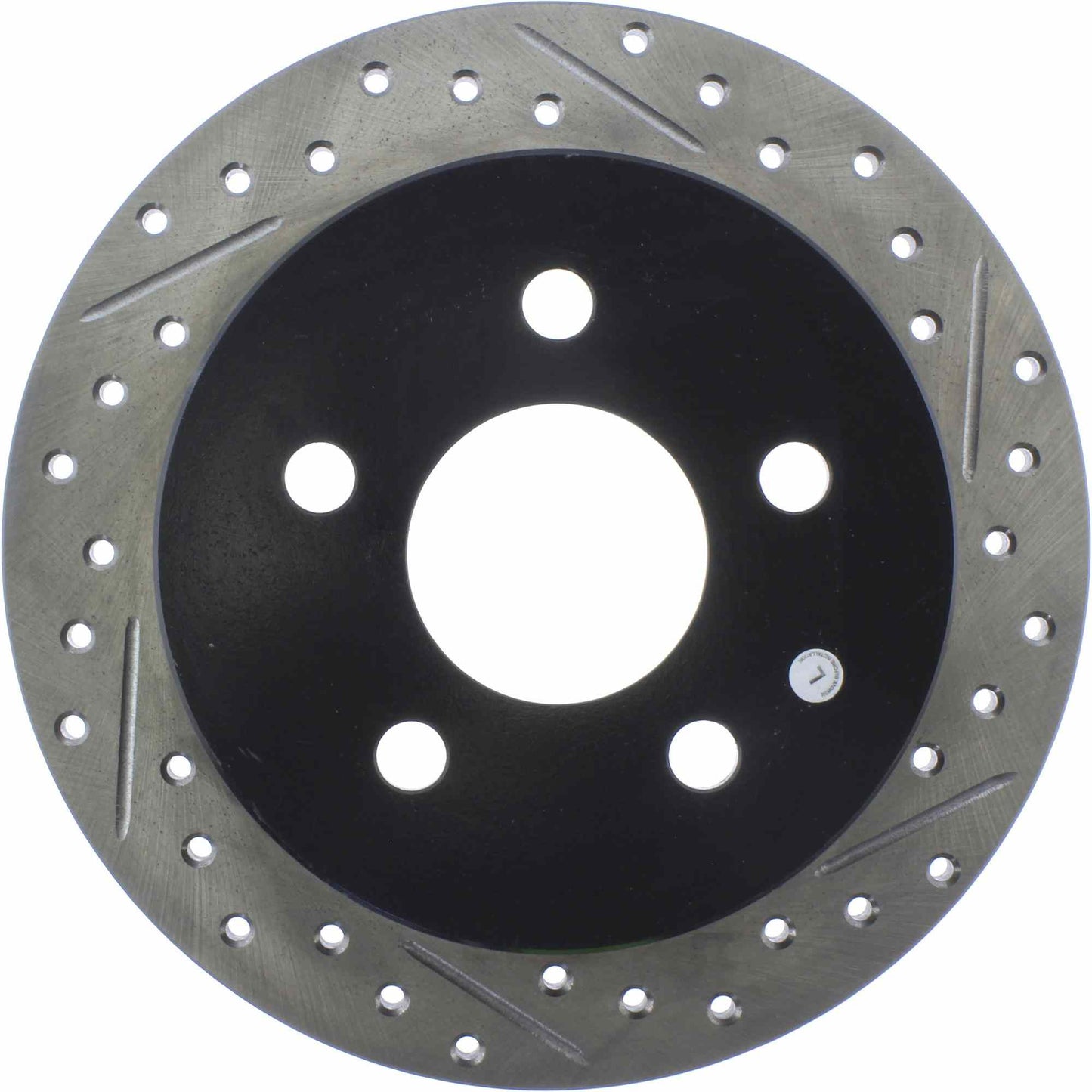 StopTech Sport Drilled/Slotted Brake Rotor; Rear Left
