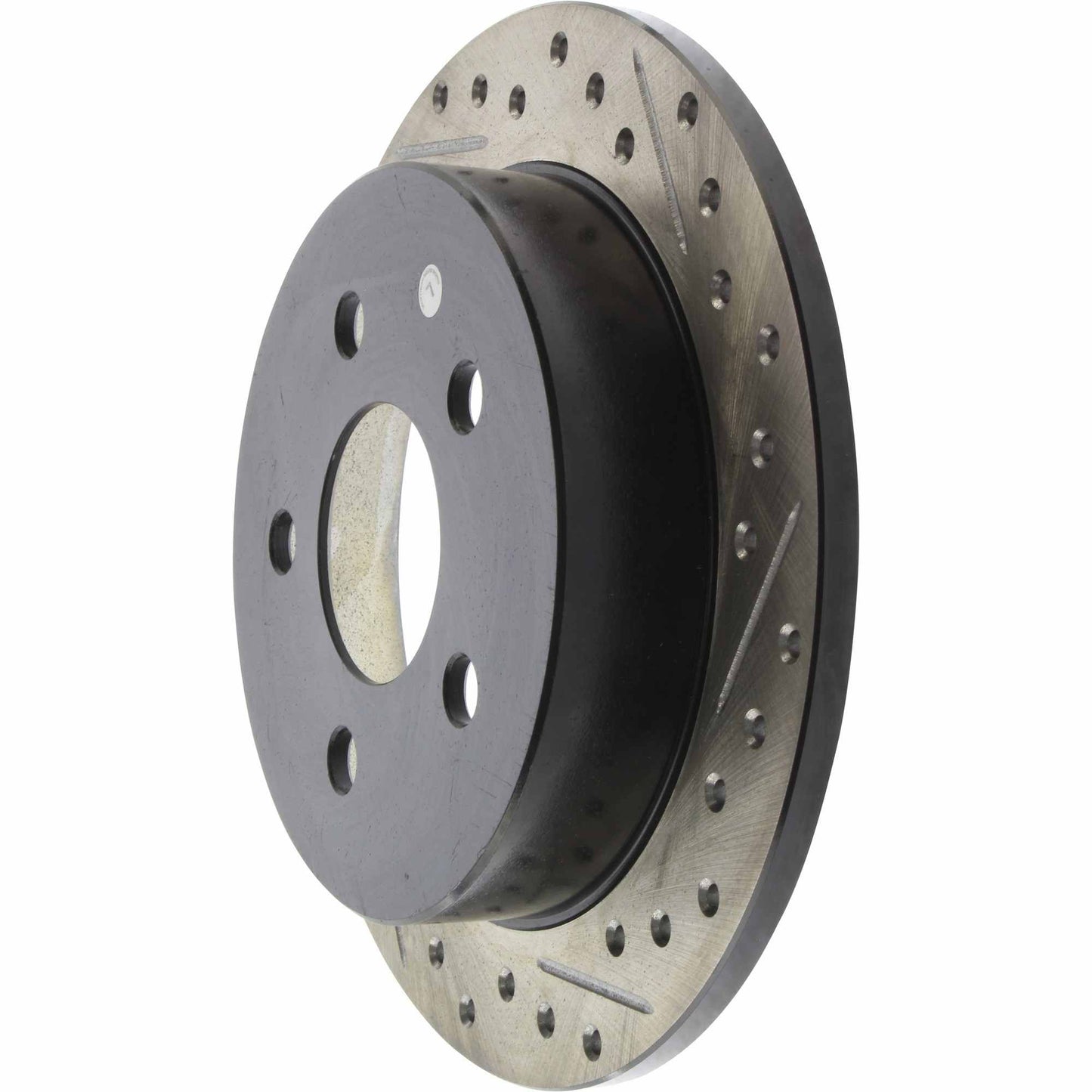 StopTech Sport Drilled/Slotted Brake Rotor; Rear Left