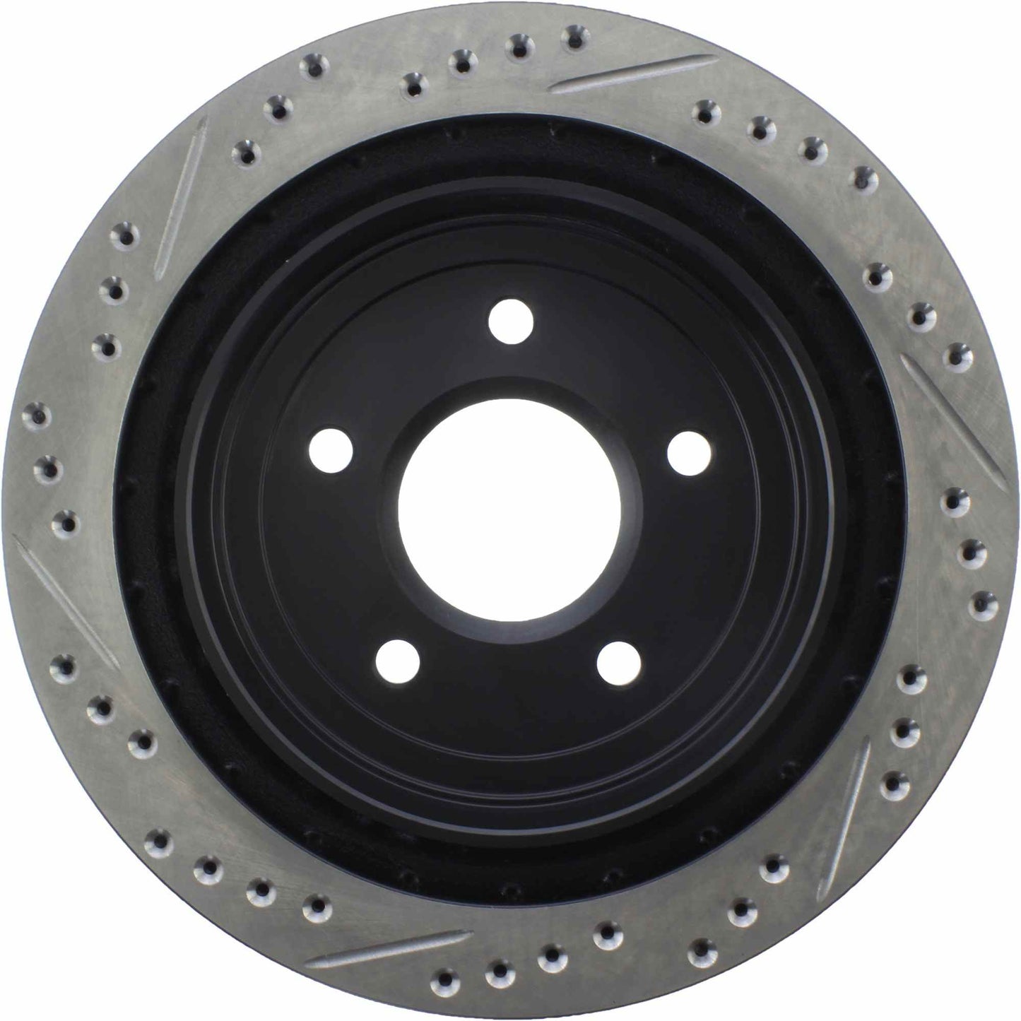 StopTech Sport Drilled/Slotted Brake Rotor; Rear Left
