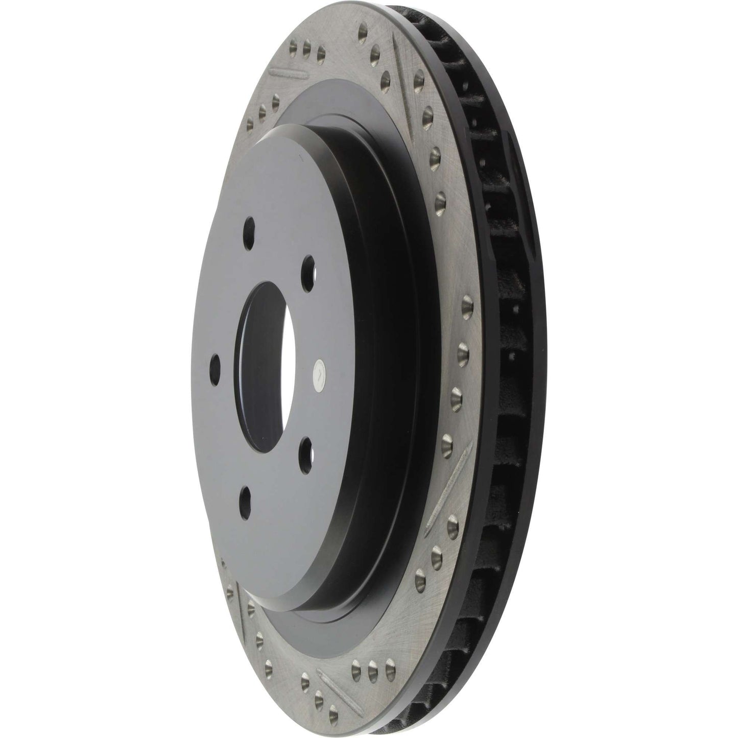 StopTech Sport Drilled/Slotted Brake Rotor; Rear Left