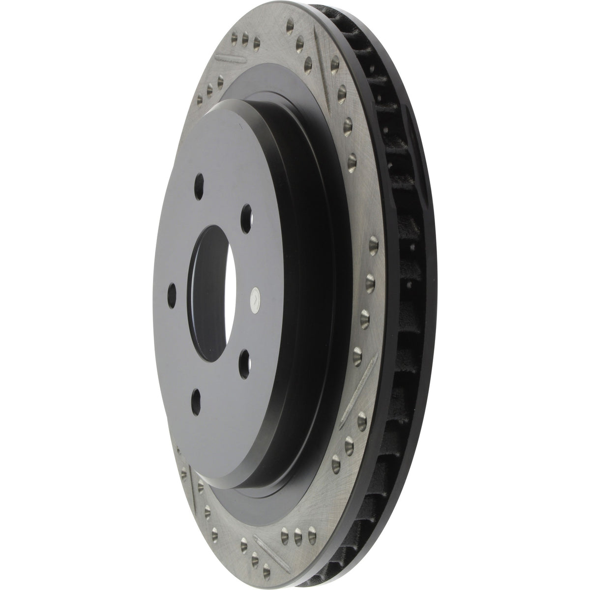 StopTech Sport Drilled/Slotted Brake Rotor; Rear Left