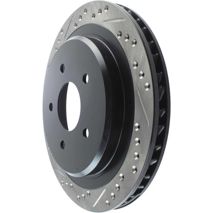 StopTech  Sport Cryo Drilled/Slotted Brake Rotor; Rear Right