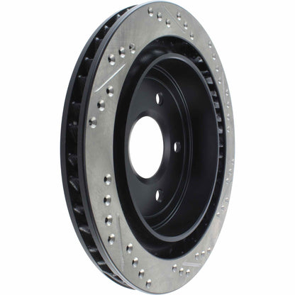 StopTech  Sport Cryo Drilled/Slotted Brake Rotor; Rear Right