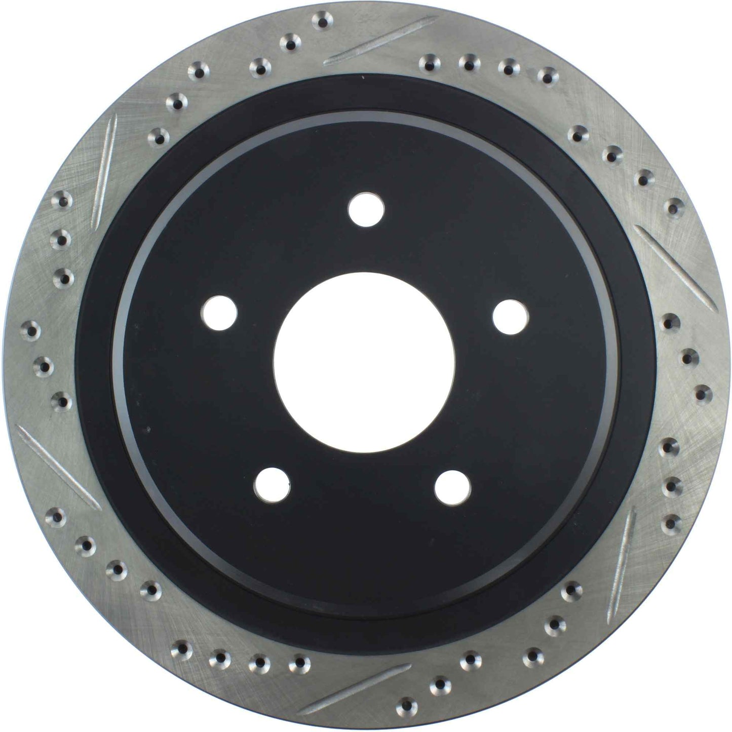 StopTech Sport Drilled/Slotted Brake Rotor; Rear Right
