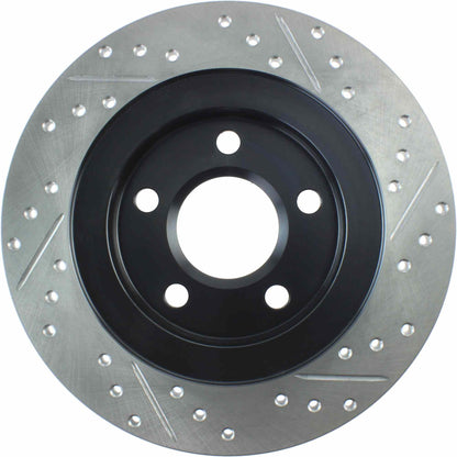 StopTech Sport Cryo Drilled/Slotted Brake Rotor; Rear Right