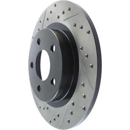 StopTech Sport Cryo Drilled/Slotted Brake Rotor; Rear Right
