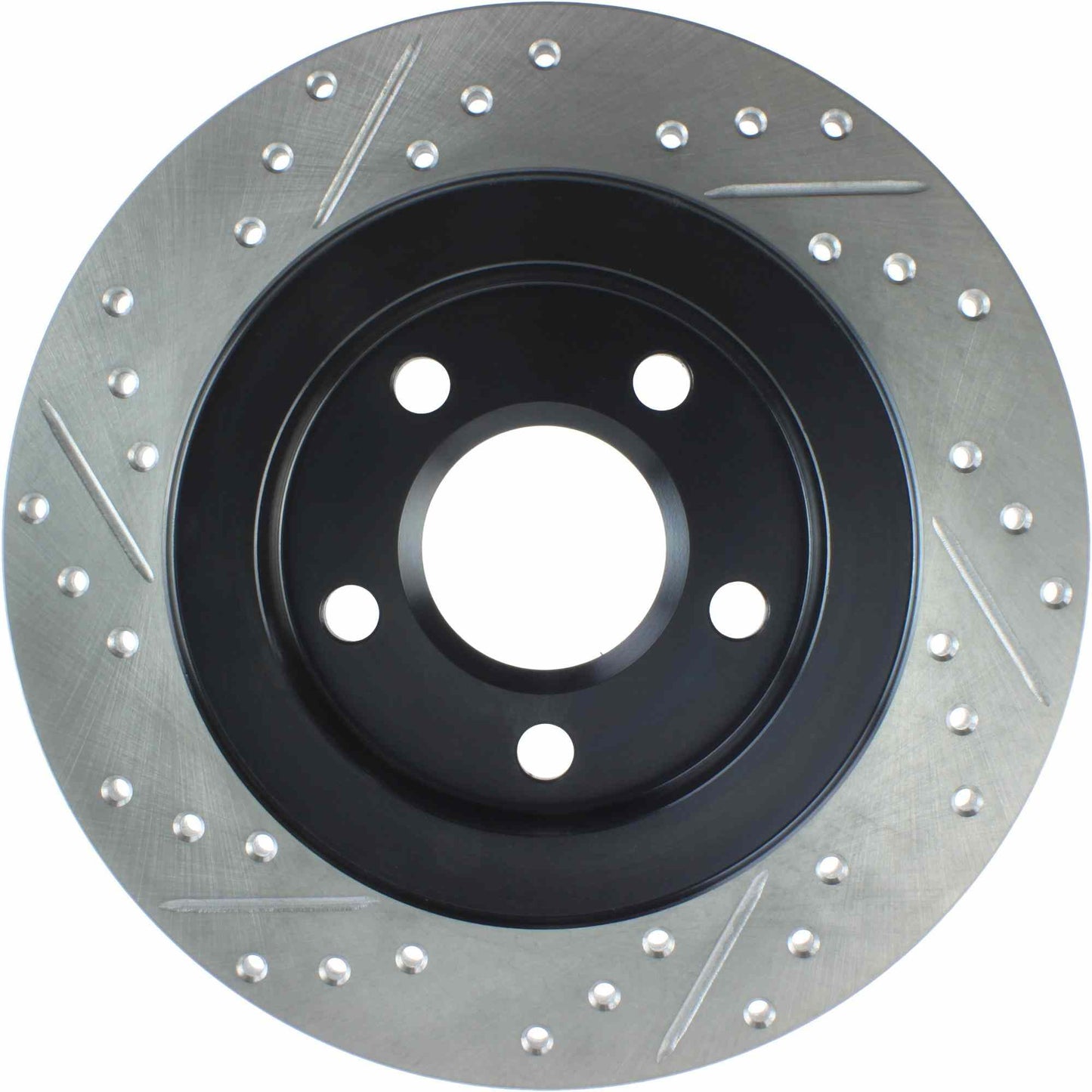 StopTech Sport Drilled/Slotted Brake Rotor; Rear Left