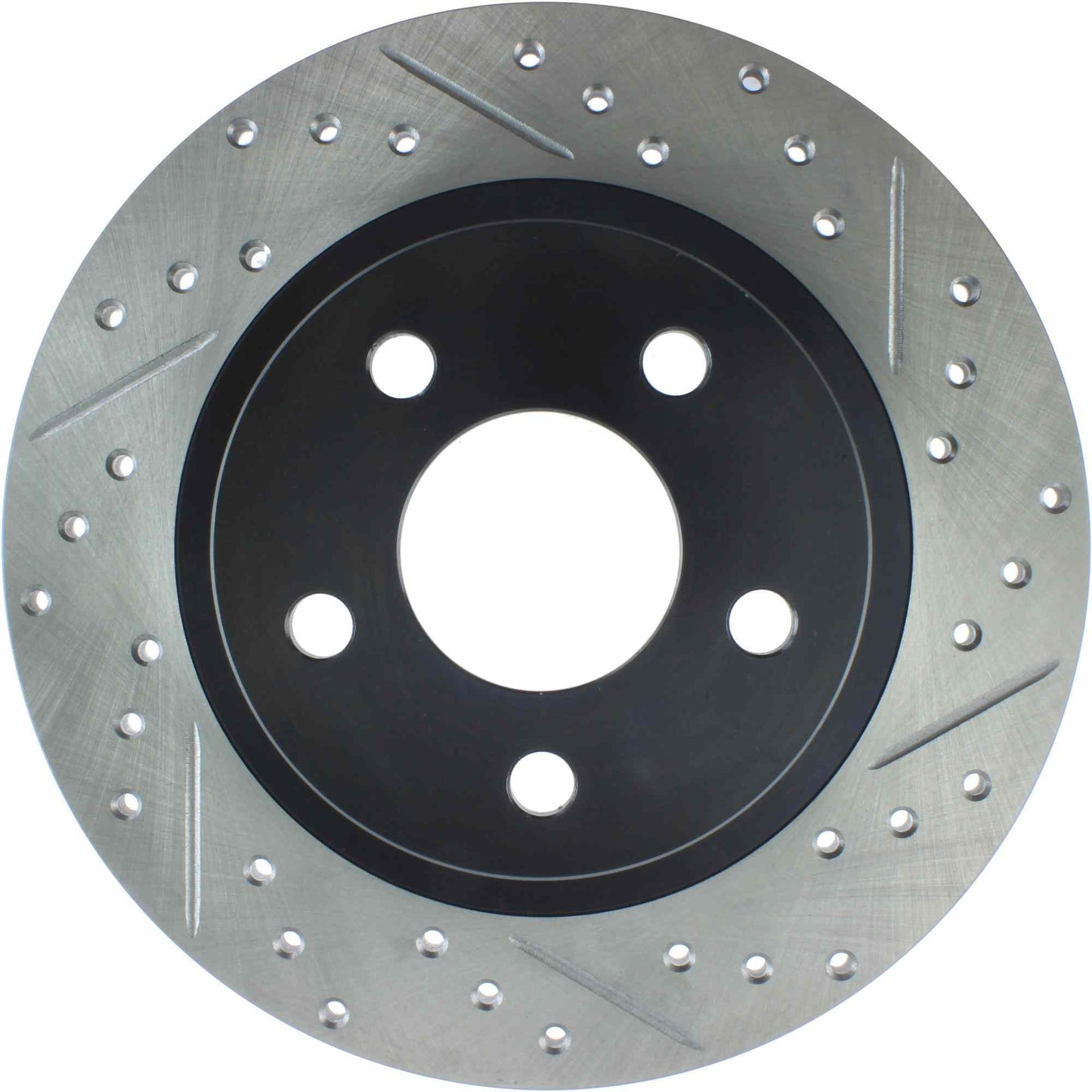 StopTech Sport Drilled/Slotted Brake Rotor; Rear Left