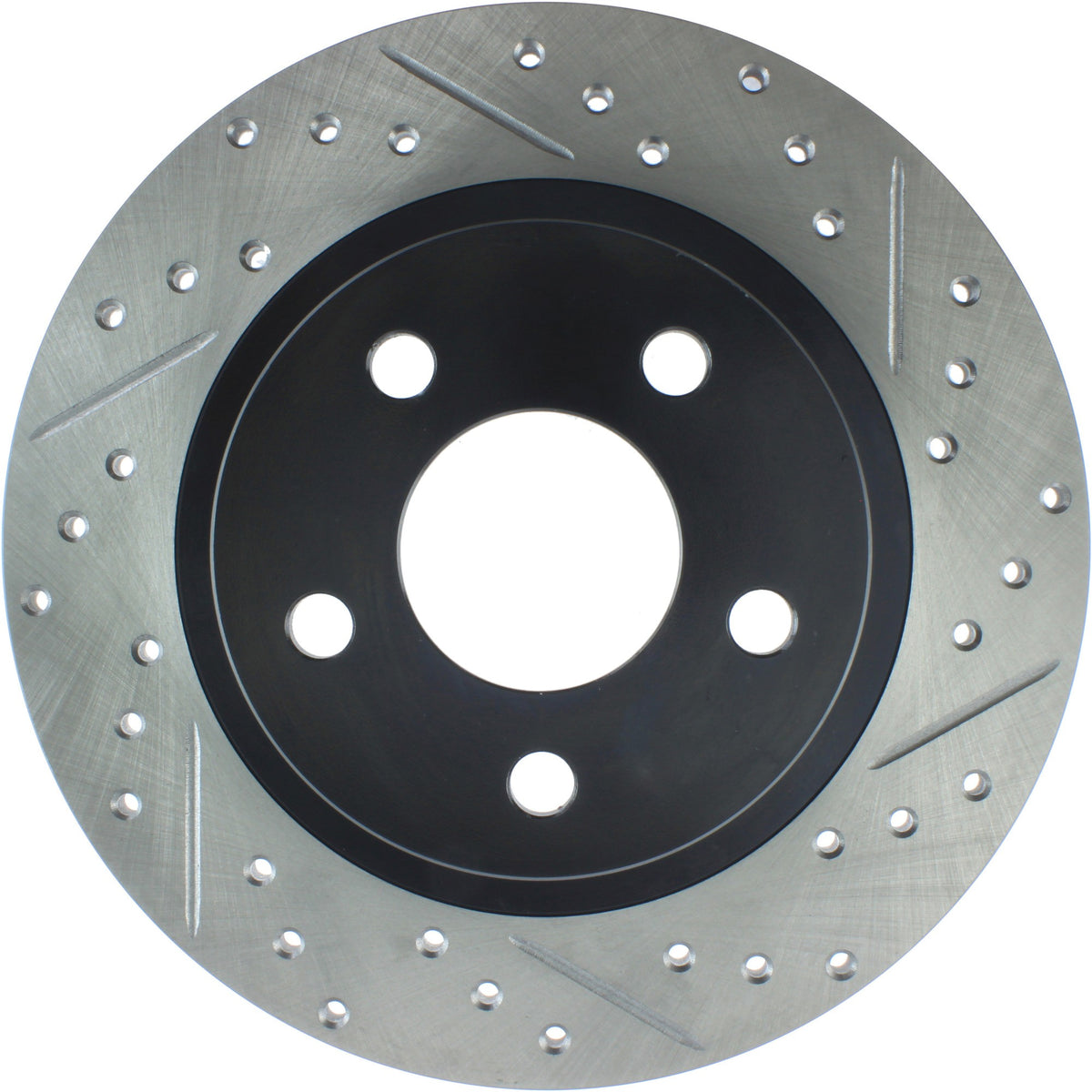 StopTech Sport Drilled/Slotted Brake Rotor; Rear Left