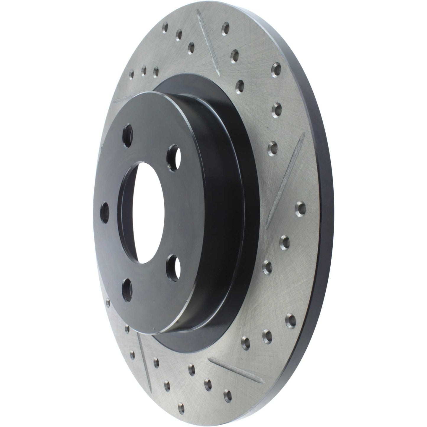 StopTech Sport Drilled/Slotted Brake Rotor; Rear Left