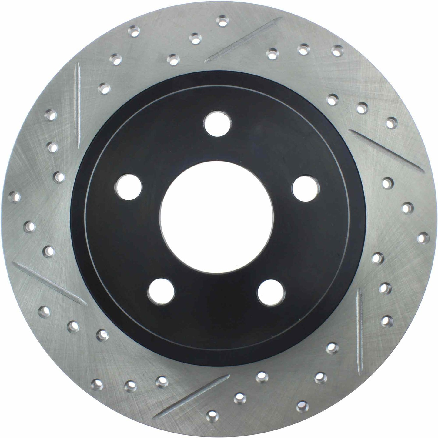 StopTech Sport Drilled/Slotted Brake Rotor; Rear Right