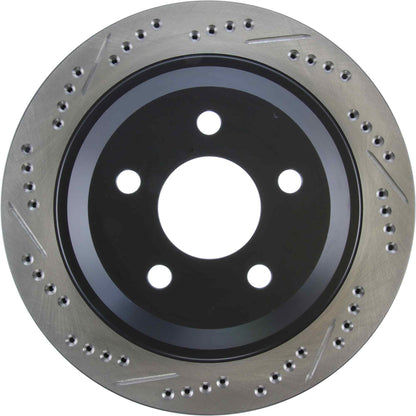StopTech Sport Cryo Drilled/Slotted Brake Rotor; Rear Right