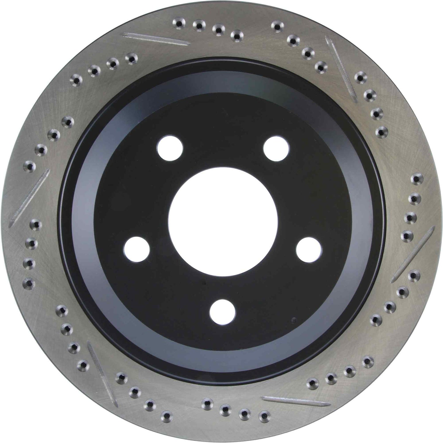 StopTech Sport Drilled/Slotted Brake Rotor; Rear Left