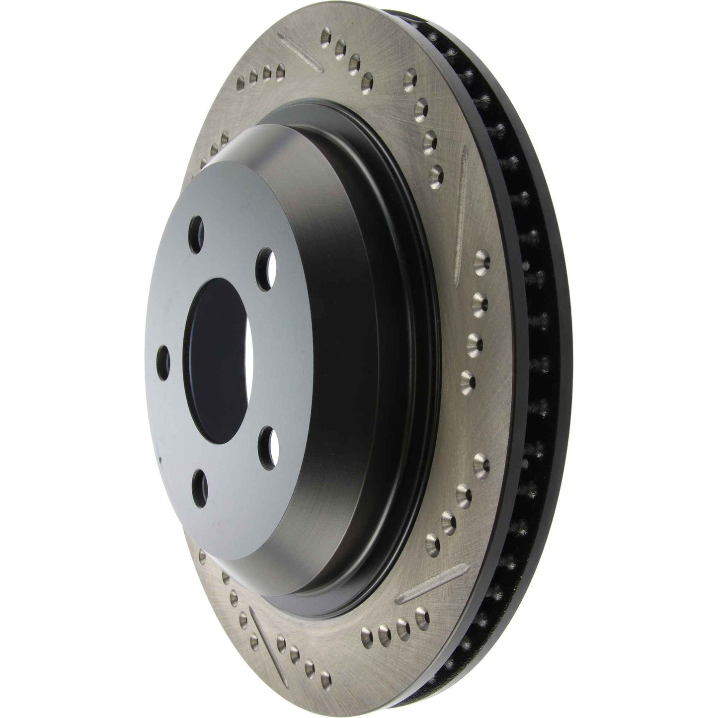 StopTech Sport Drilled/Slotted Brake Rotor; Rear Left