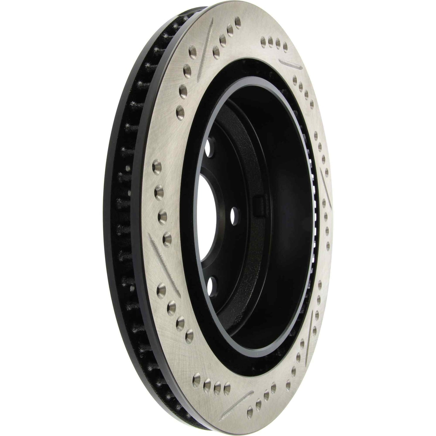 StopTech Sport Drilled/Slotted Brake Rotor; Rear Left