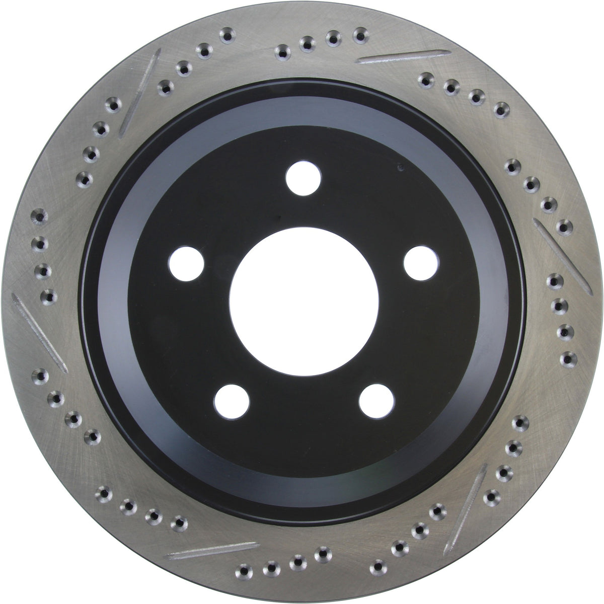 StopTech Sport Drilled/Slotted Brake Rotor; Rear Right