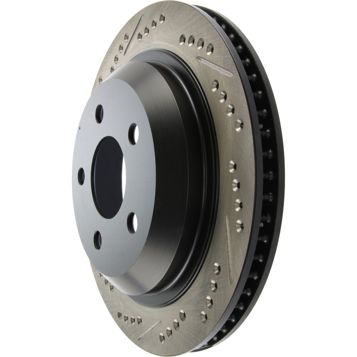 StopTech Sport Drilled/Slotted Brake Rotor; Rear Right