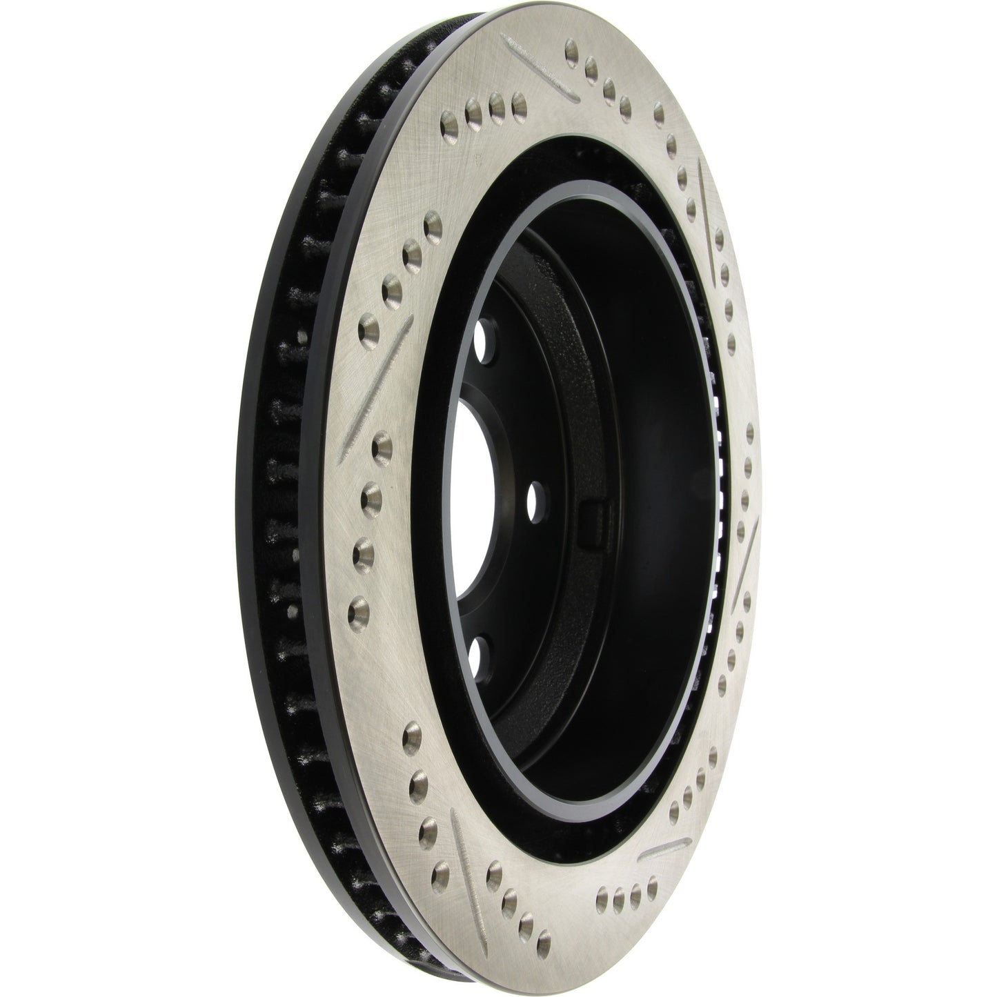 StopTech Sport Drilled/Slotted Brake Rotor; Rear Right