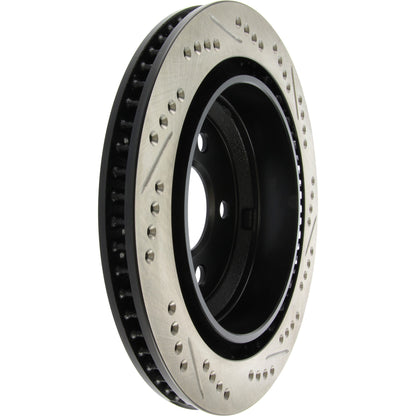 StopTech Sport Drilled/Slotted Brake Rotor; Rear Right