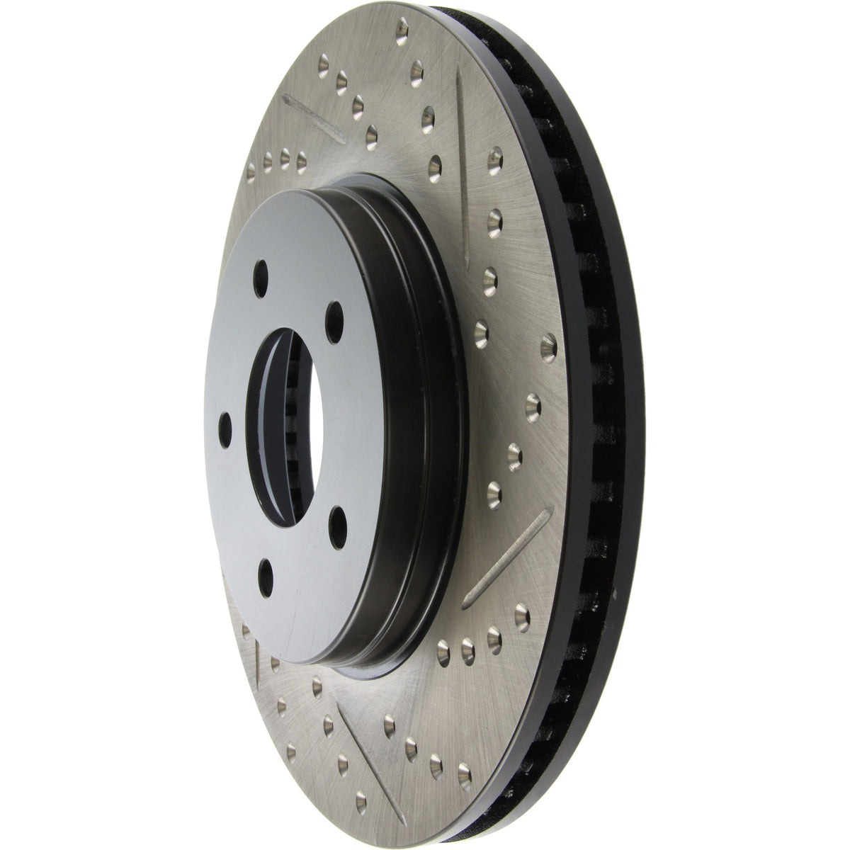 StopTech  Sport Drilled/Slotted Brake Rotor; Front Left