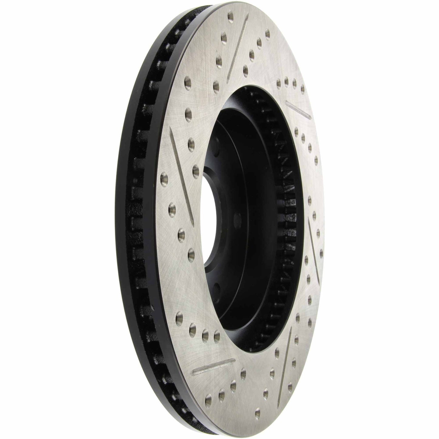 StopTech  Sport Drilled/Slotted Brake Rotor; Front Left