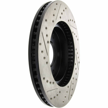StopTech  Sport Drilled/Slotted Brake Rotor; Front Left