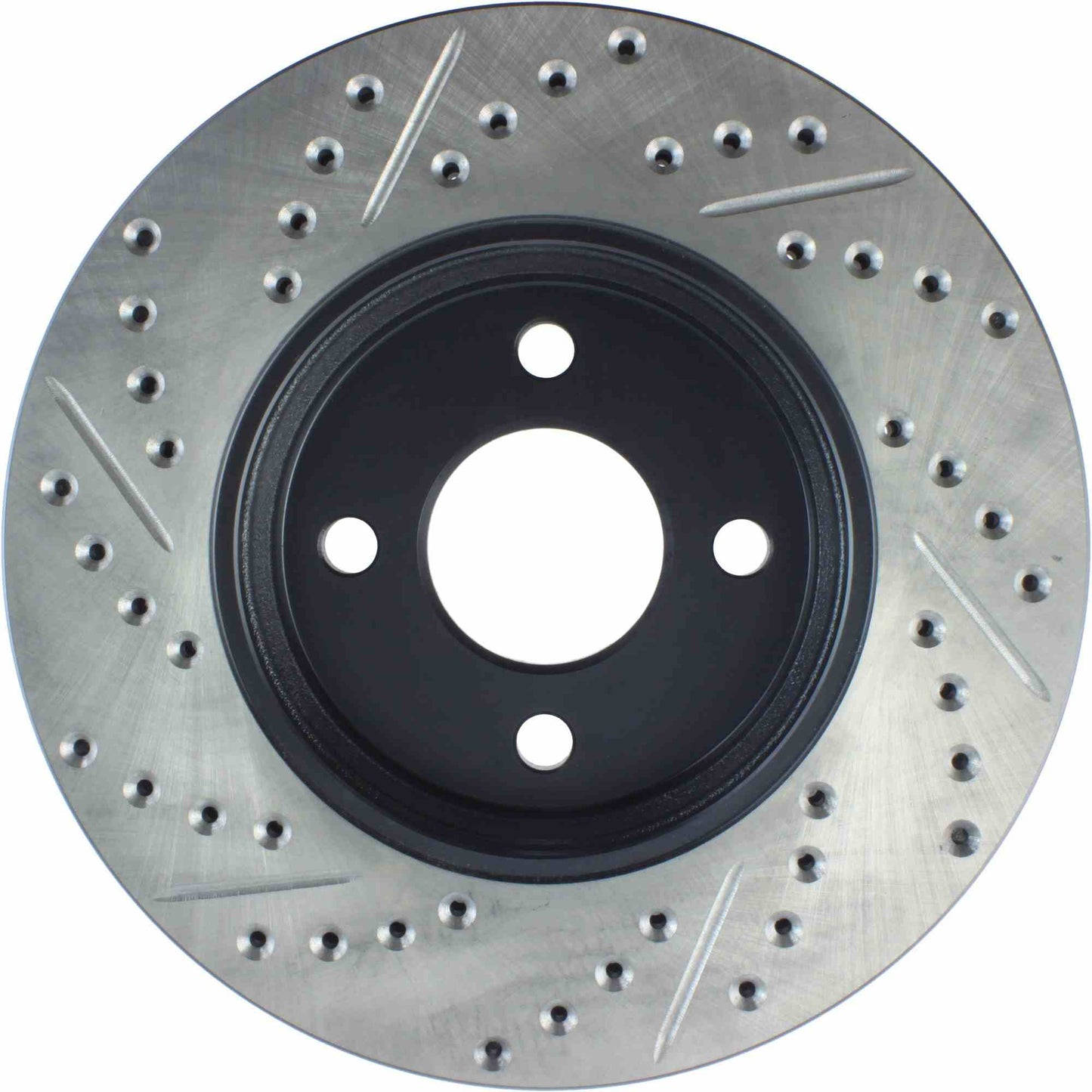 StopTech Sport Drilled/Slotted Brake Rotor; Front Left