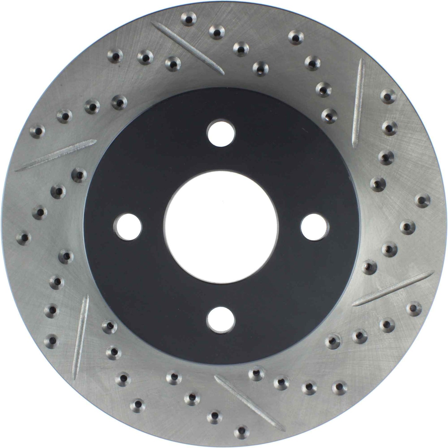 StopTech Sport Drilled/Slotted Brake Rotor; Front Left