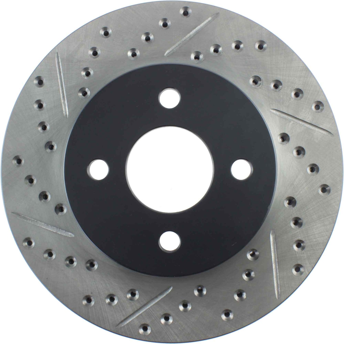 StopTech Sport Drilled/Slotted Brake Rotor; Front Right