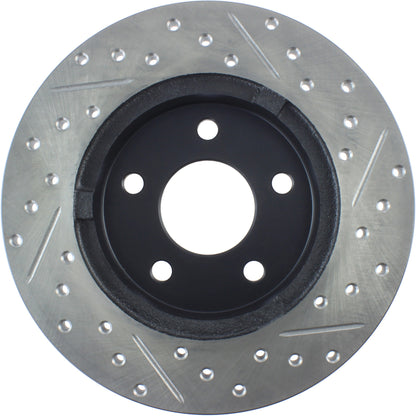StopTech Sport Cryo Drilled/Slotted Brake Rotor; Rear Right