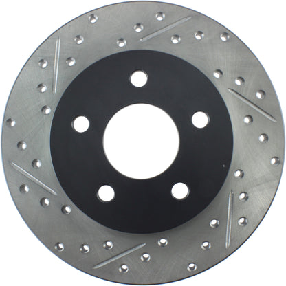 StopTech Sport Cryo Drilled/Slotted Brake Rotor; Rear Right