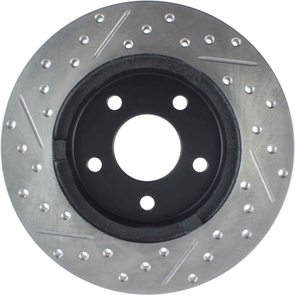 StopTech  Sport Drilled/Slotted Brake Rotor; Rear Left