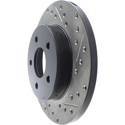 StopTech  Sport Drilled/Slotted Brake Rotor; Rear Left