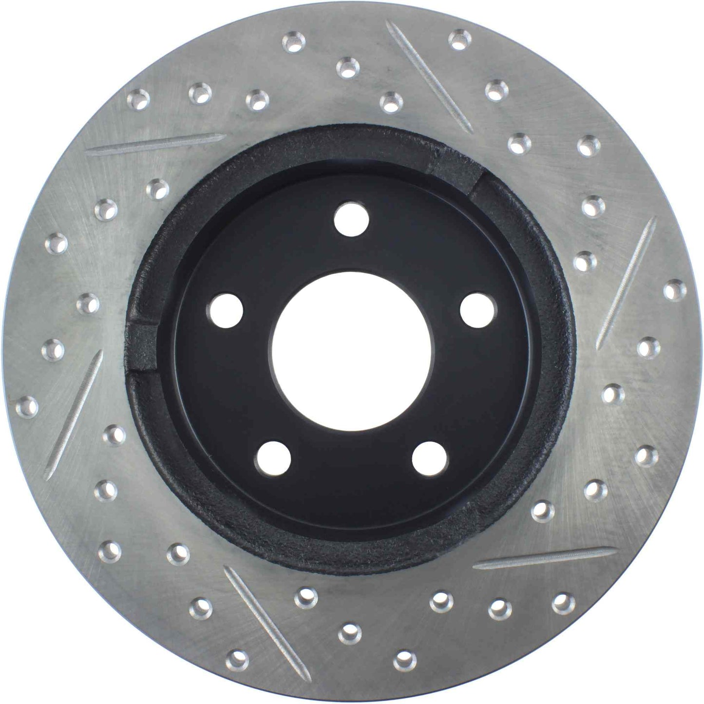 StopTech Sport Drilled/Slotted Brake Rotor; Rear Right