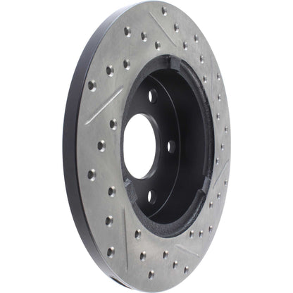 StopTech Sport Drilled/Slotted Brake Rotor; Rear Right