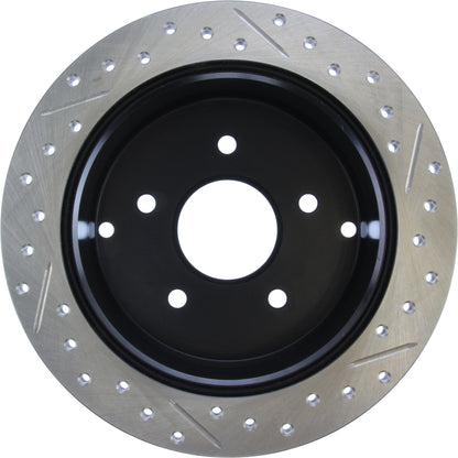 StopTech Sport Cryo Drilled/Slotted Brake Rotor; Rear Right