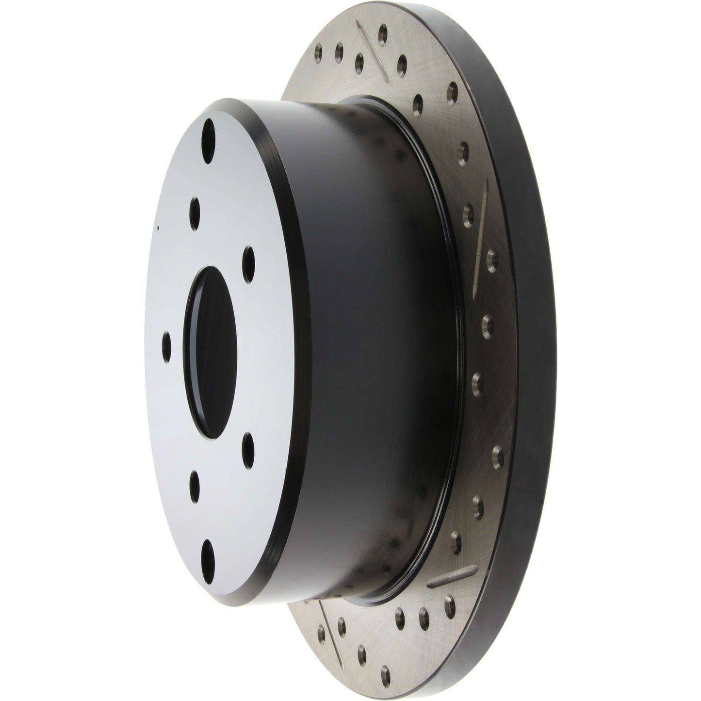 StopTech Sport Drilled/Slotted Brake Rotor; Rear Left