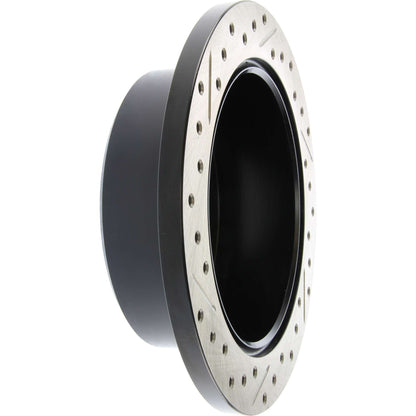 StopTech Sport Drilled/Slotted Brake Rotor; Rear Left