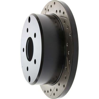 StopTech Sport Drilled/Slotted Brake Rotor; Rear Right