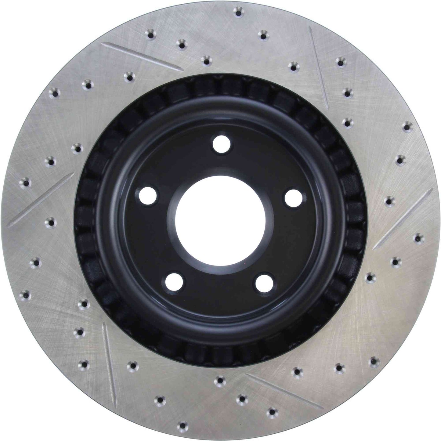 StopTech  Sport Drilled/Slotted Brake Rotor; Front Right