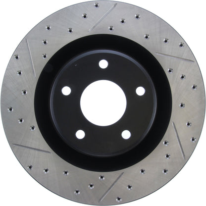 StopTech  Sport Drilled/Slotted Brake Rotor; Front Right