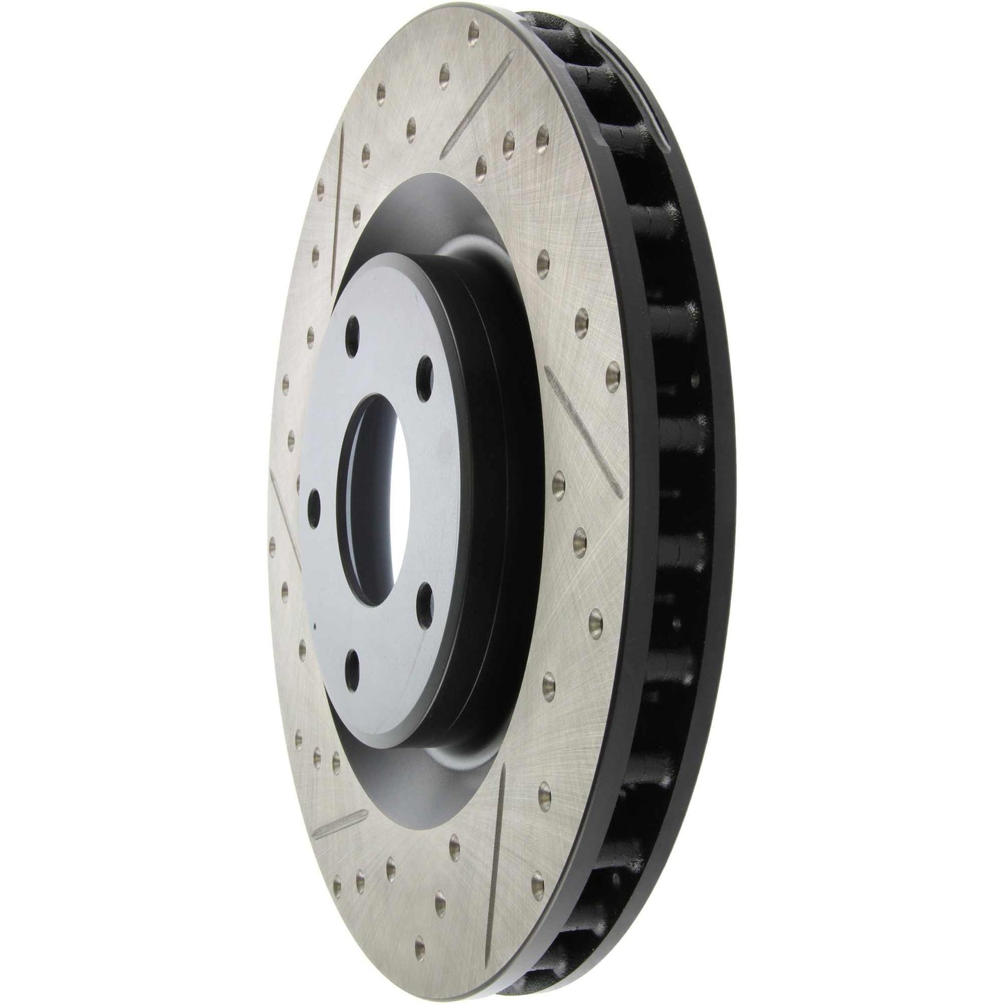StopTech  Sport Drilled/Slotted Brake Rotor; Front Right