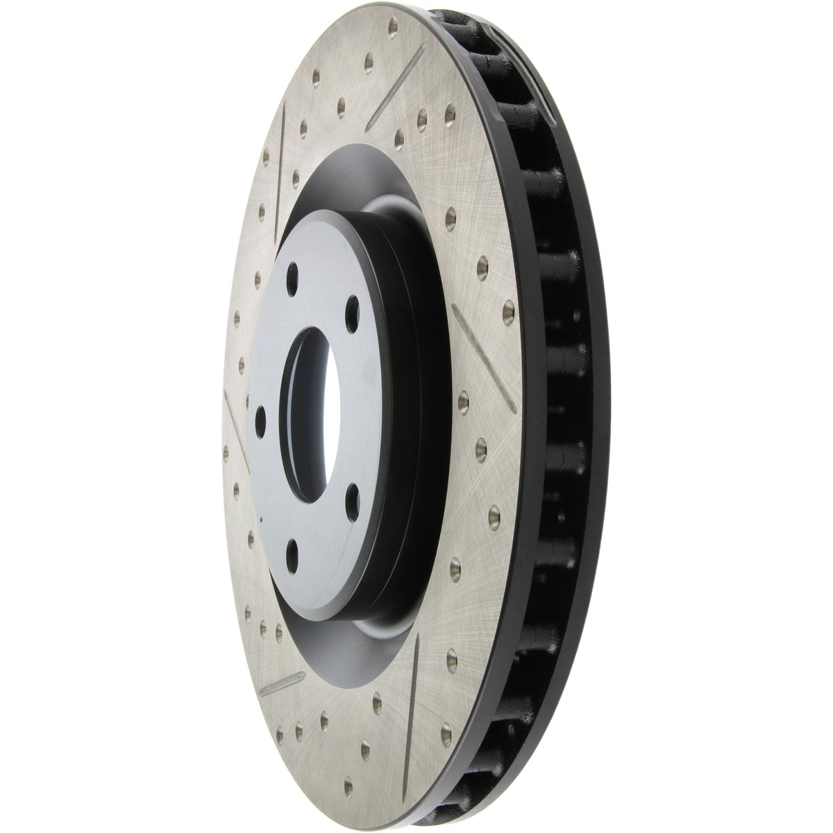 StopTech  Sport Drilled/Slotted Brake Rotor; Front Right