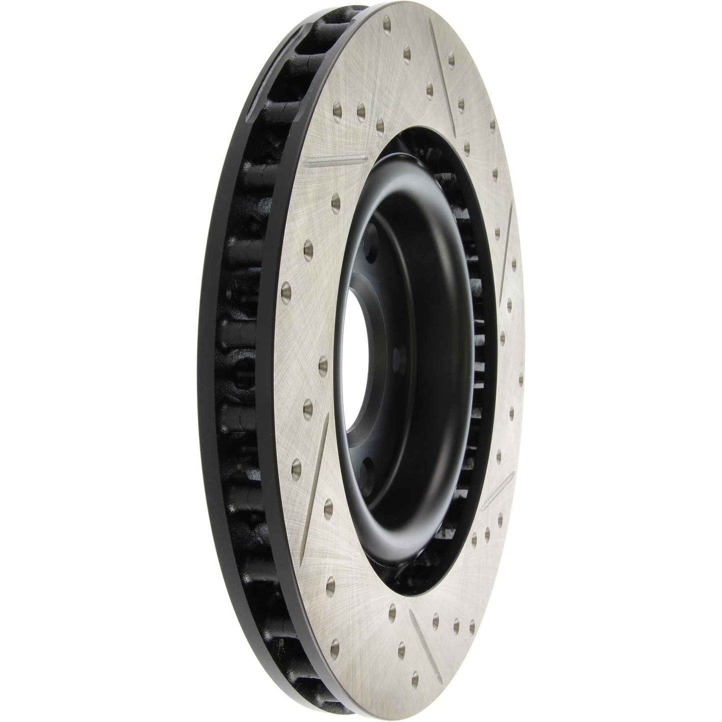 StopTech  Sport Drilled/Slotted Brake Rotor; Front Right