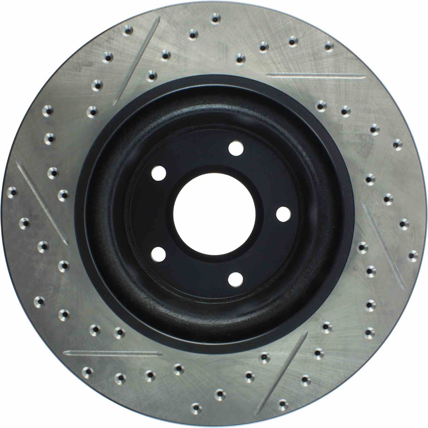 StopTech Sport Drilled/Slotted Brake Rotor; Front Left