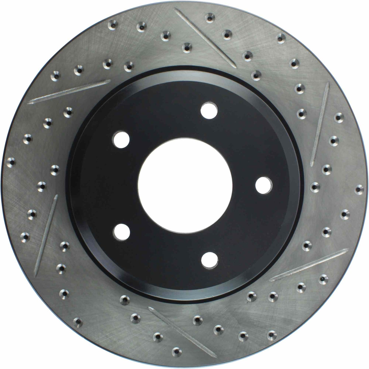 StopTech Sport Drilled/Slotted Brake Rotor; Front Left
