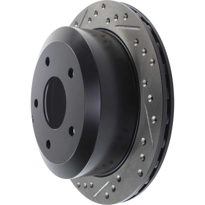 StopTech Sport Cryo Drilled/Slotted Brake Rotor; Rear Right