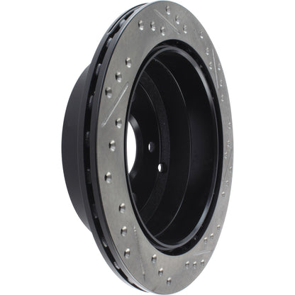 StopTech Sport Cryo Drilled/Slotted Brake Rotor; Rear Right