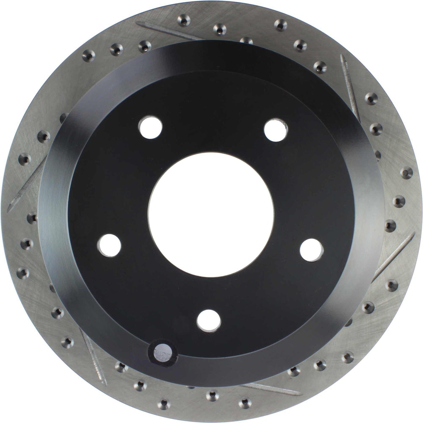 StopTech Sport Drilled/Slotted Brake Rotor; Rear Left